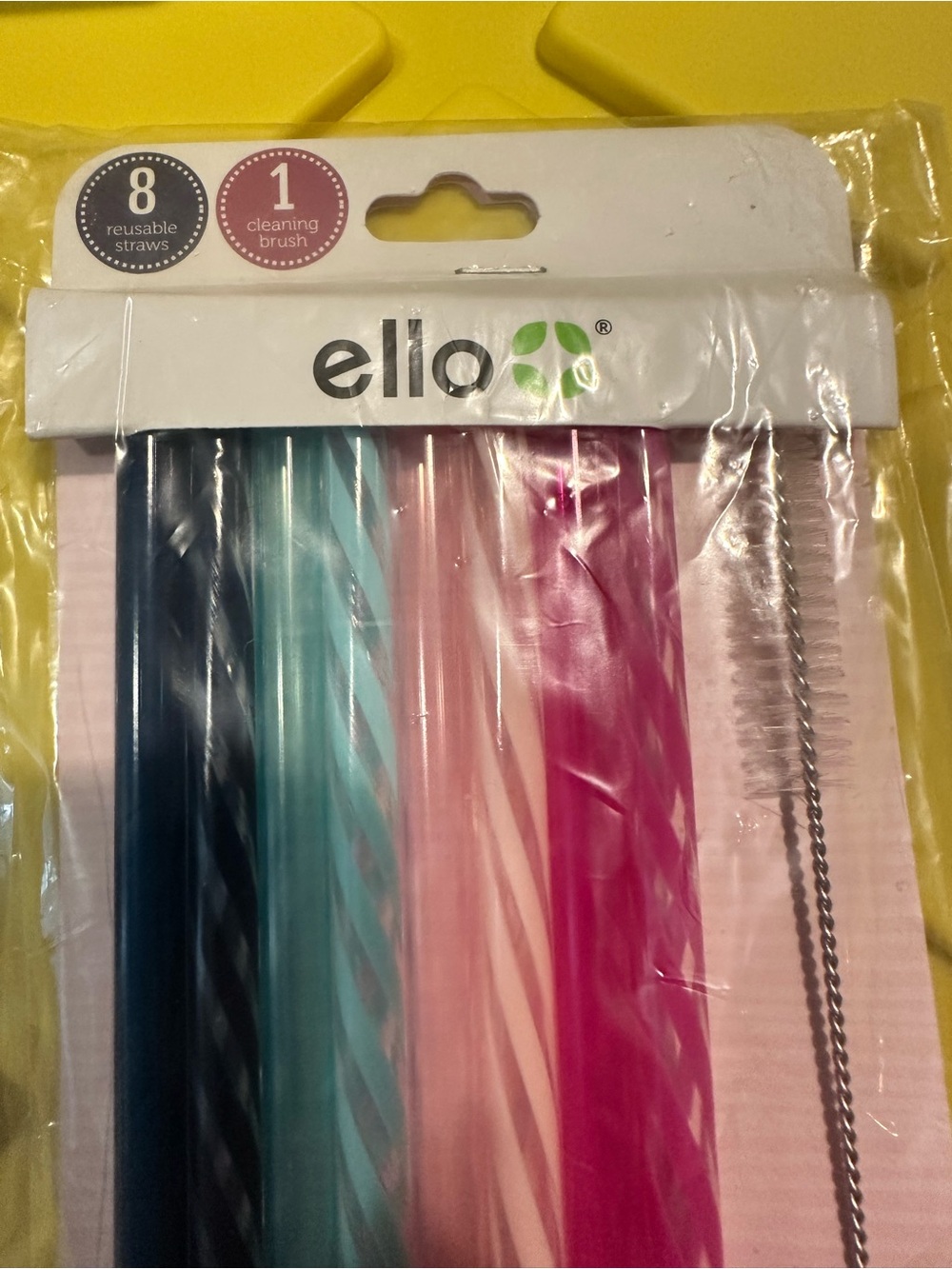 Ello Reusable Drink Straws - Multi-Color Set
